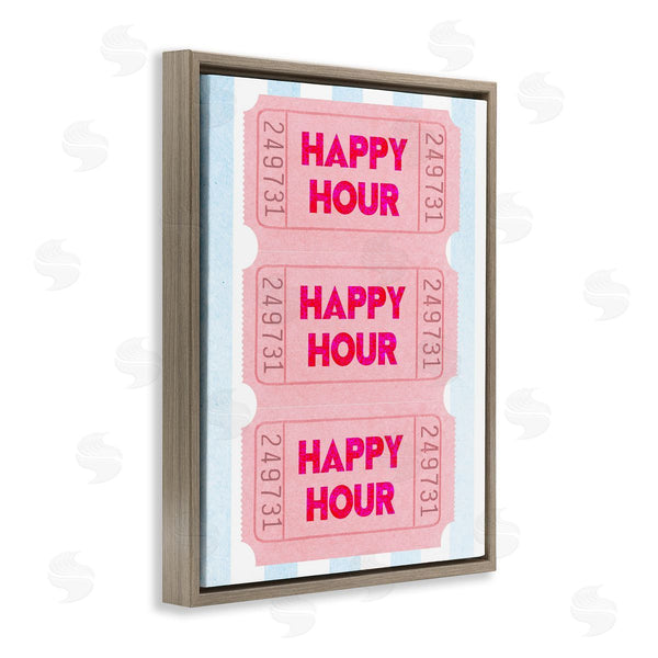 Stupell Industries Lil' Rue | Pink Happy Hour Tickets