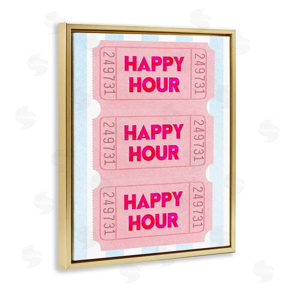 Stupell Industries Lil' Rue | Pink Happy Hour Tickets