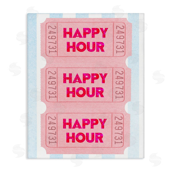 stupell industries Lil' Rue | Pink Happy Hour Tickets