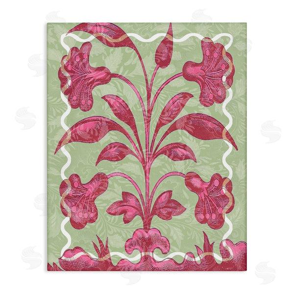 stupell industries Lil' Rue | Pink Symmetrical Plant