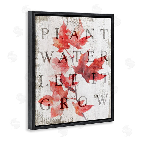 Stupell Industries Lil' Rue | Plant Water Let It Grow