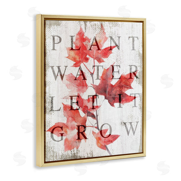 Stupell Industries Lil' Rue | Plant Water Let It Grow