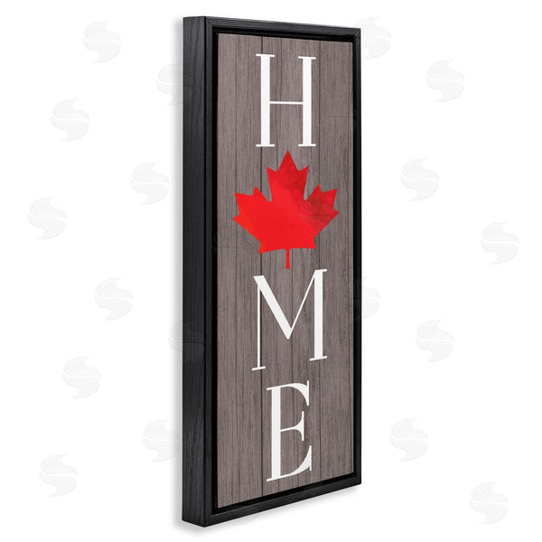 Stupell Industries Lil' Rue | Rustic Maple Leaf Home