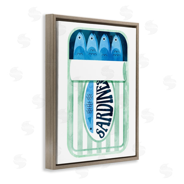 Stupell Industries Lil' Rue | Sardines In Striped Can