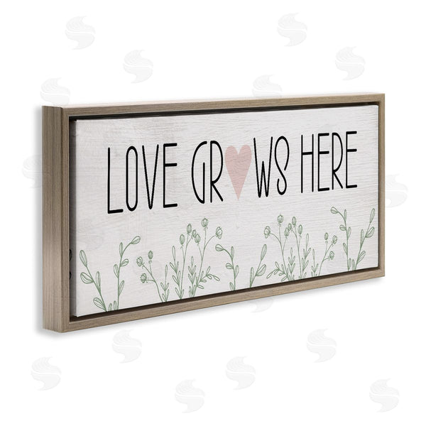 Stupell Industries Lil' Rue | Subtle Love Grows Here