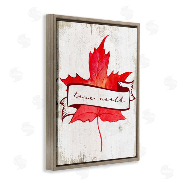 Stupell Industries Lil' Rue | True North Maple Leaf