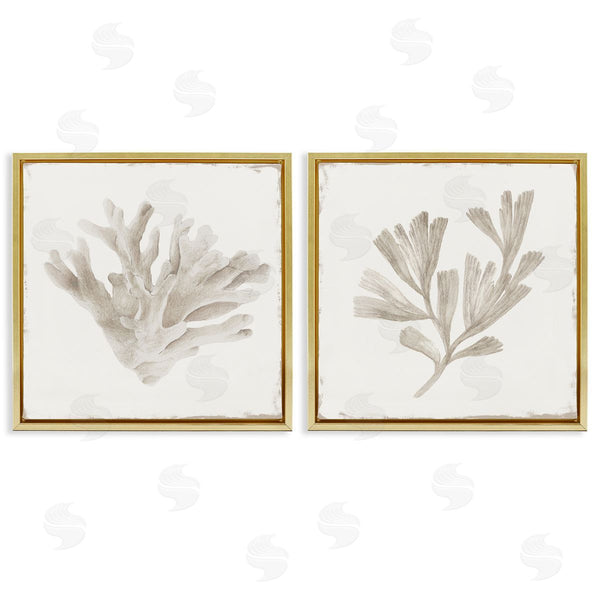 Stupell Industries Lily K. | Beige Coral Drift