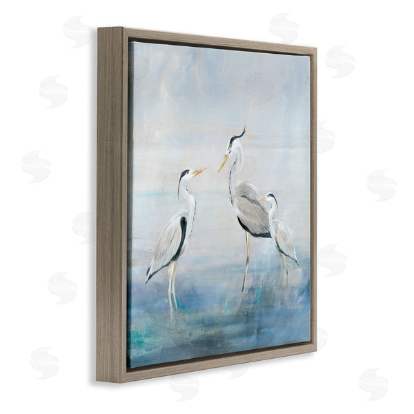 Stupell Industries Lily K. | Coastal Heron Family