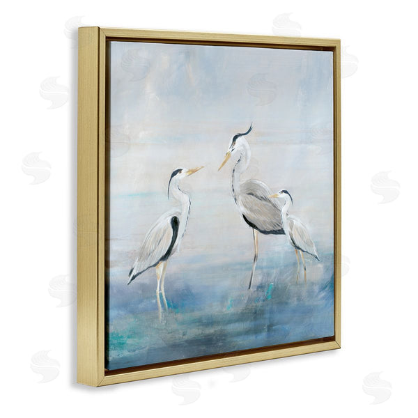 Stupell Industries Lily K. | Coastal Heron Family