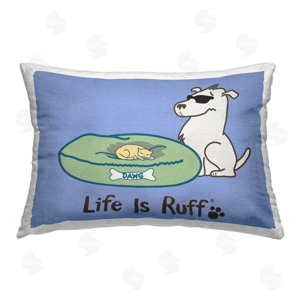 Stupell Industries LIR | Cat On Dog Bed