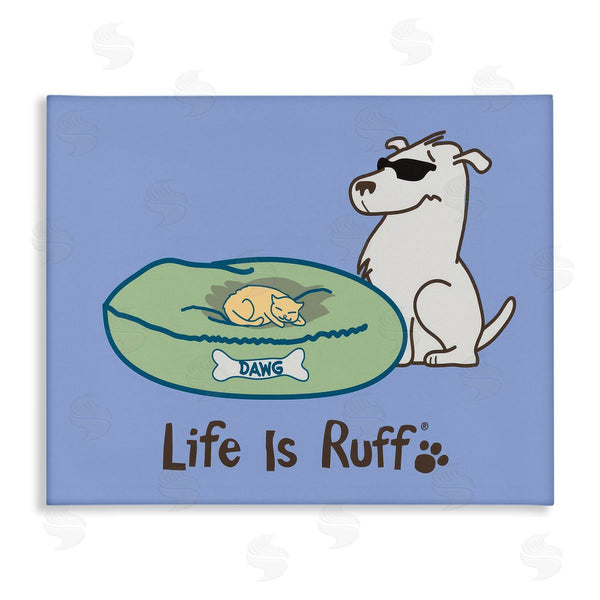 stupell industries LIR | Cat on Dog Bed