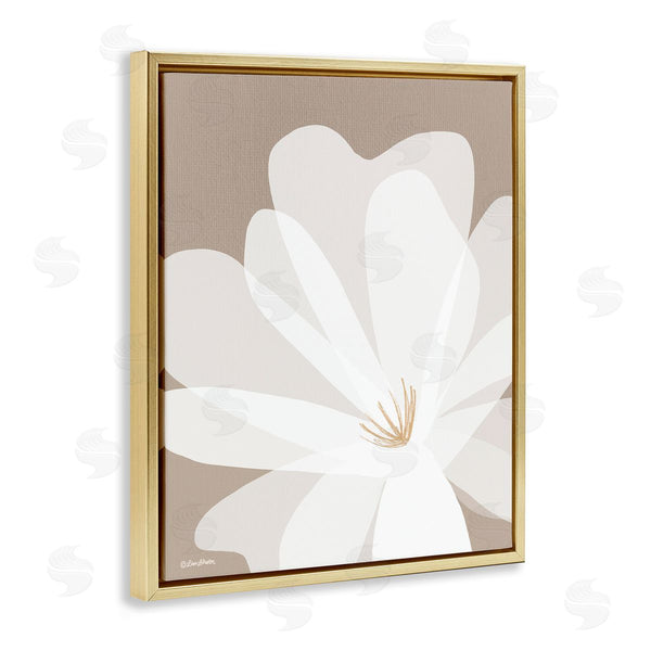 Stupell Industries Lisa Larson | Beige & White Lily