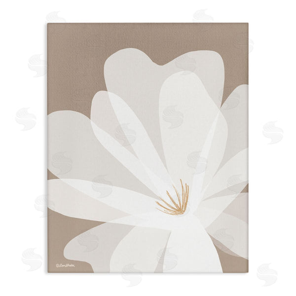 stupell industries Lisa Larson | Beige & White Lily