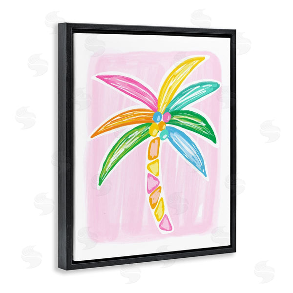 Stupell Industries Lisa Nohren | Pastel Palm On Pink