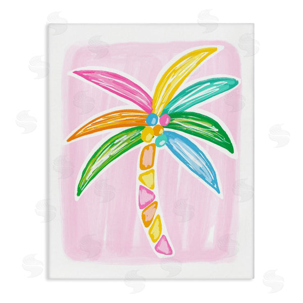 stupell industries Lisa Nohren | Pastel Palm on Pink