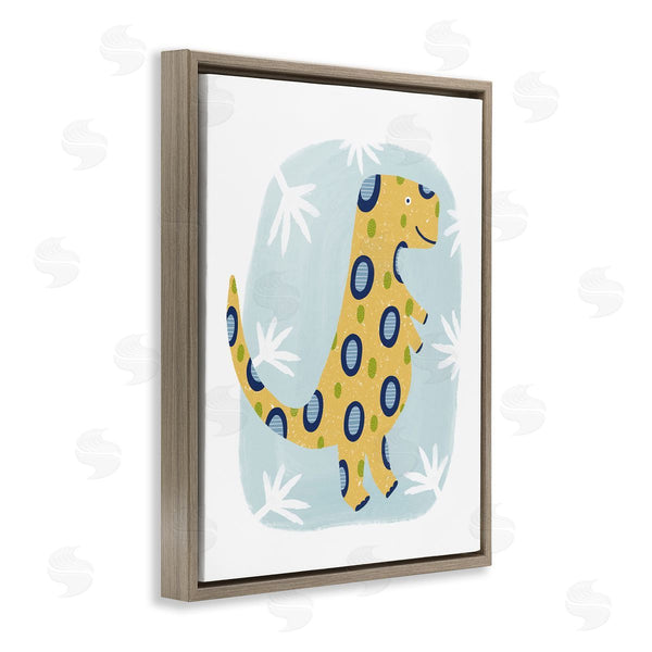 Stupell Industries Lisa Nohren | T-Rex With Leaves