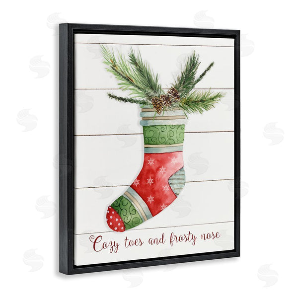 Stupell Industries Livi Finn | Cozy Toes & Frosty Nose