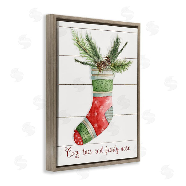 Stupell Industries Livi Finn | Cozy Toes & Frosty Nose