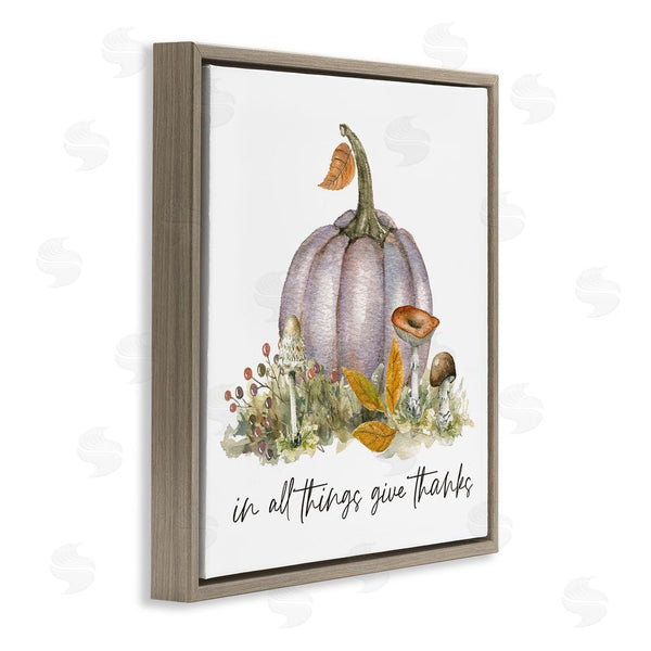 Stupell Industries Livi Finn | Give Thanks Pumpkins
