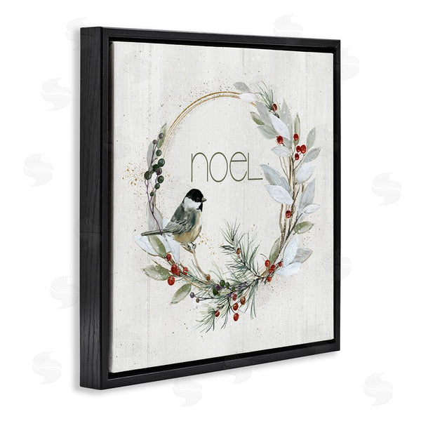 Stupell Industries Livi Finn | Simple Noel Wreath