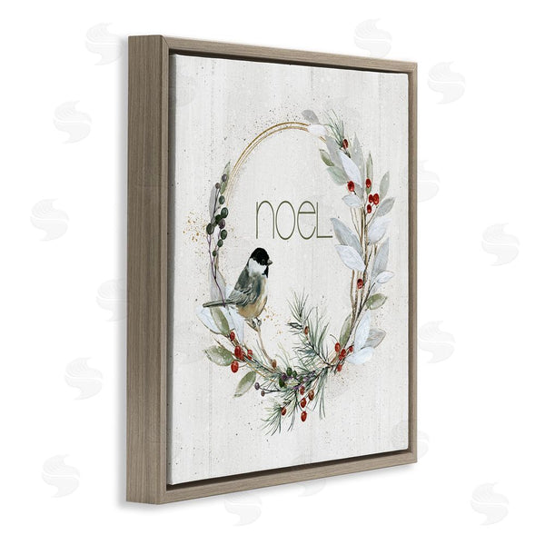 Stupell Industries Livi Finn | Simple Noel Wreath