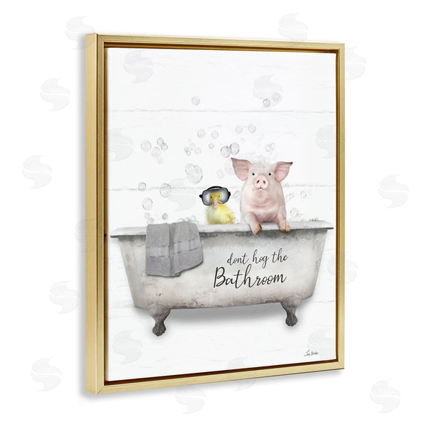Stupell Industries Lori Deiter | Don't Hog Bathroom