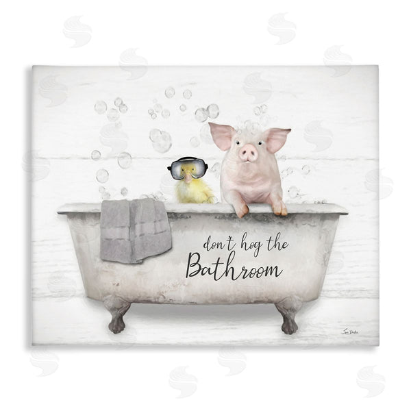 stupell industries Lori Deiter | Don't Hog Bathroom