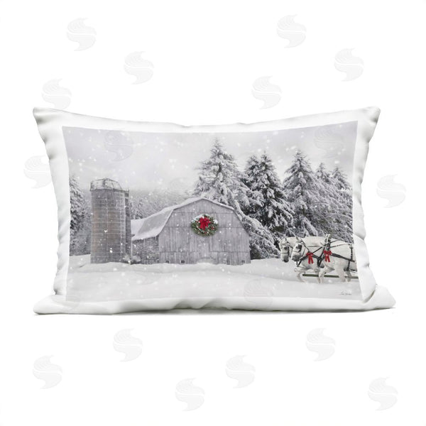 Stupell Industries Lori Deiter | Snowy Barn & Horses