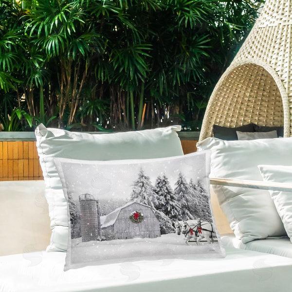 Stupell Industries Lori Deiter | Snowy Barn & Horses