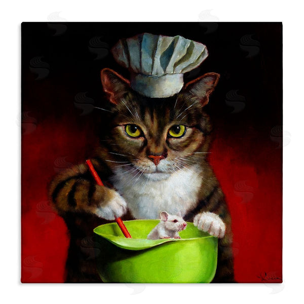 stupell industries Lucia Heffernan | Cat Chef & Mouse
