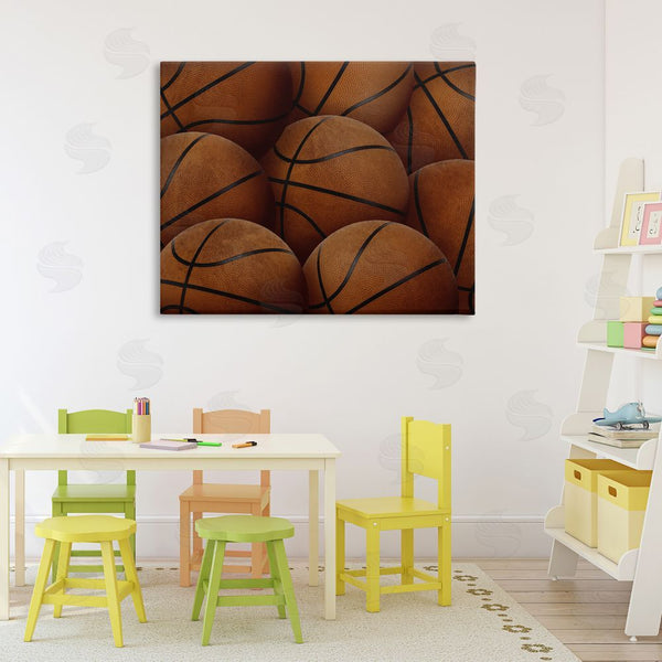 Stupell Industries Marcus Prime | Bin Of Basketballs