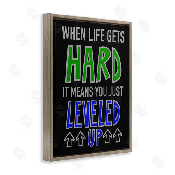 Stupell Industries Marcus Prime | Leveled Up In Life