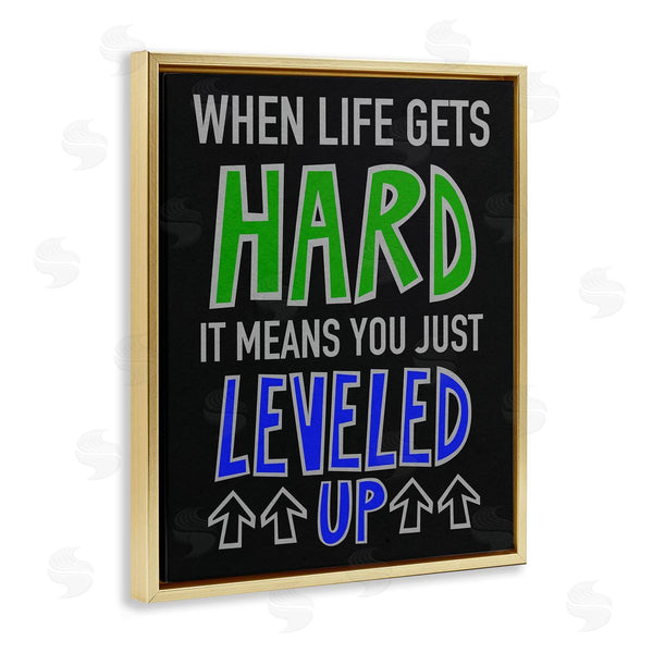 Stupell Industries Marcus Prime | Leveled Up In Life