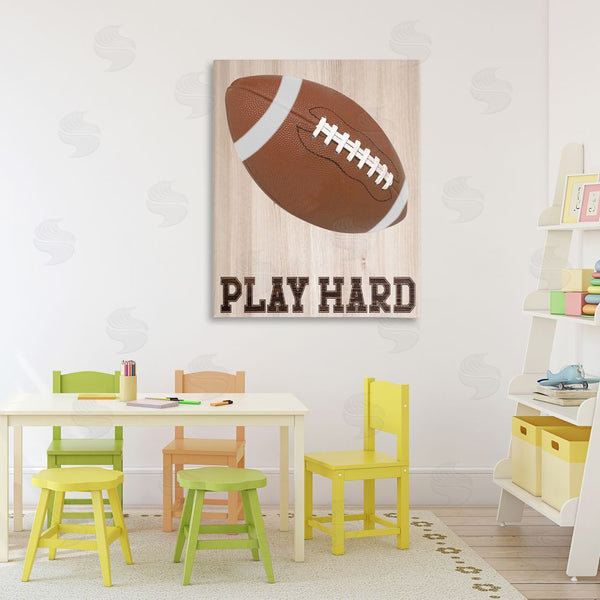 Stupell Industries Marcus Prime | Play Hard Football