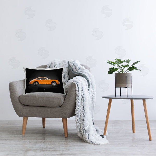 Stupell Industries Mark Rogan | Orange Antique Coupe