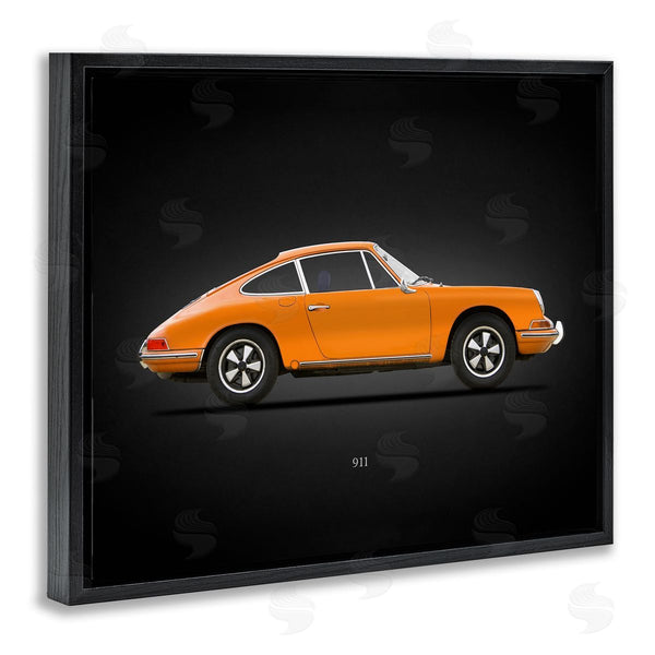 Stupell Industries Mark Rogan | Orange Classic Coupe