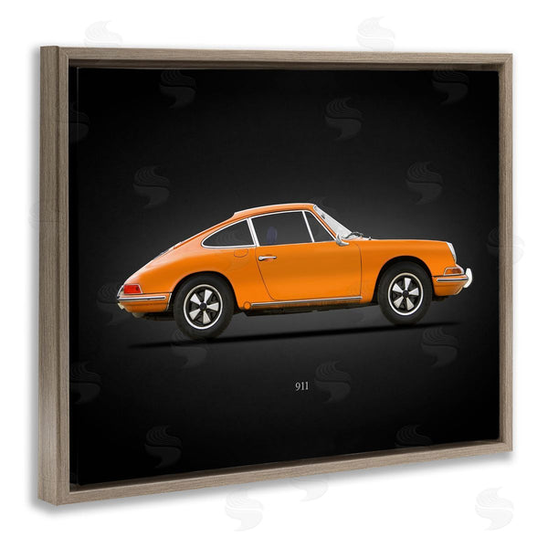 Stupell Industries Mark Rogan | Orange Classic Coupe