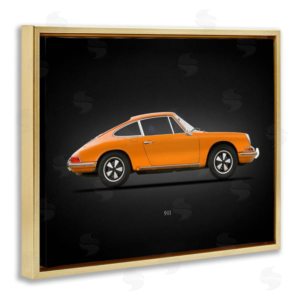 Stupell Industries Mark Rogan | Orange Classic Coupe