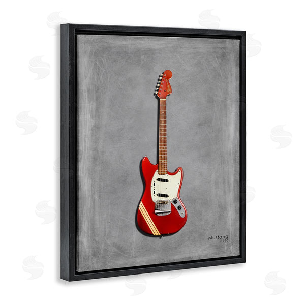Stupell Industries Mark Rogan | Red Guitar On Grey