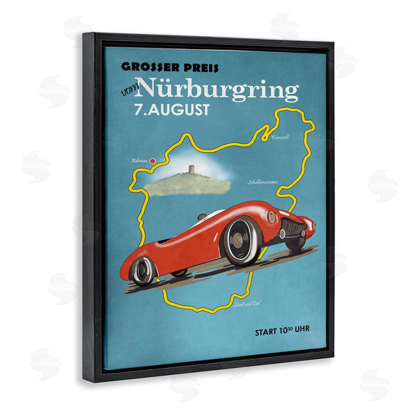 Stupell Industries Mark Rogan | Vintage Race Red Car