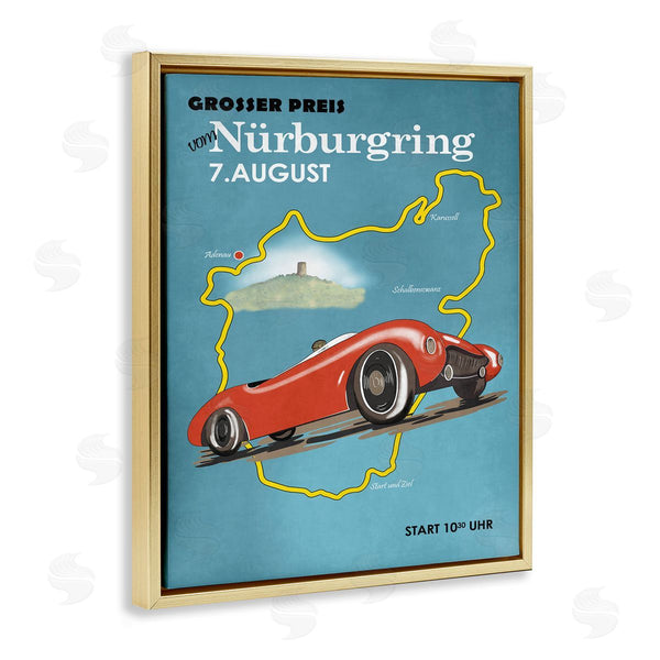 Stupell Industries Mark Rogan | Vintage Race Red Car