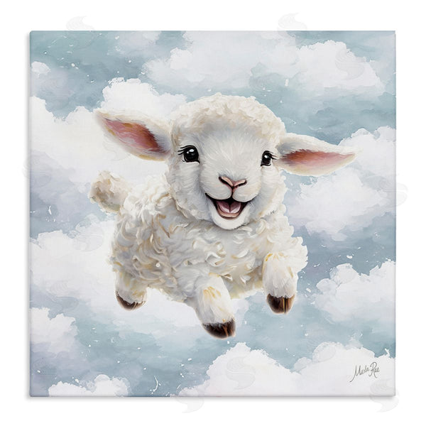 stupell industries Marla Rae | Happy Lamb in Clouds