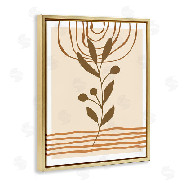 Stupell Industries Martina Pavlova | Boho Leaf Sprig