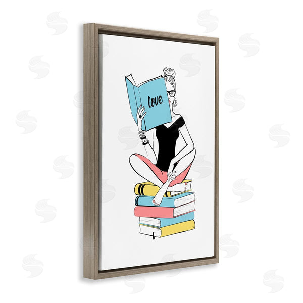 Stupell Industries Martina Pavlova | Book Love Girl