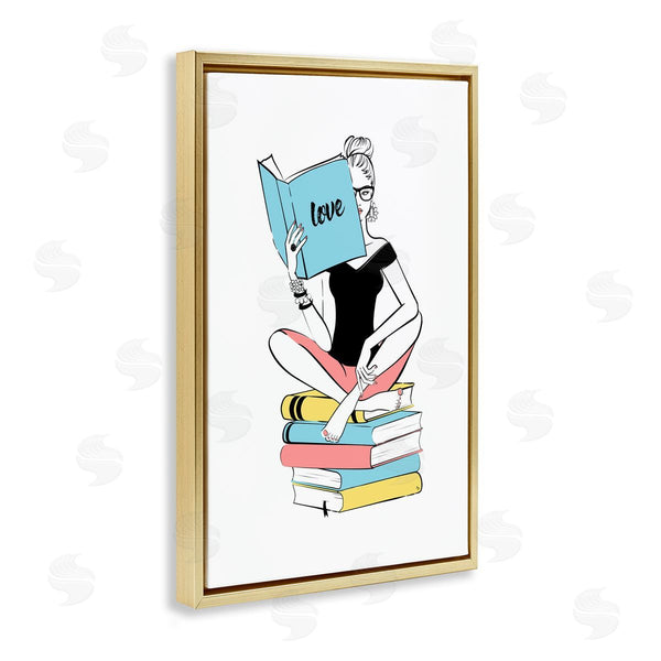 Stupell Industries Martina Pavlova | Book Love Girl