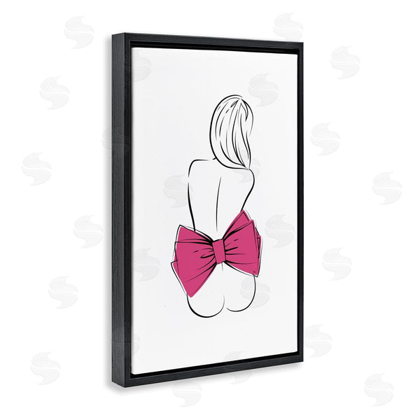 Stupell Industries Martina Pavlova | Pink Bow Nude