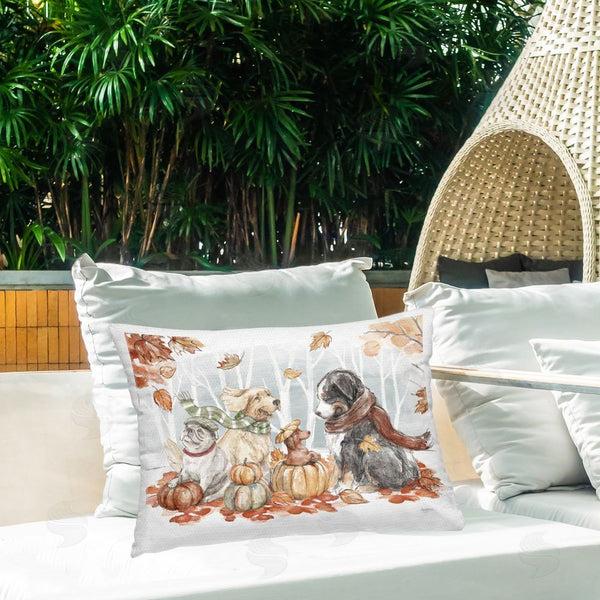 Stupell Industries Mary Urban | Autumn Fun Dogs