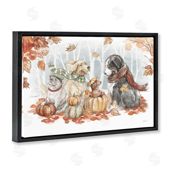Stupell Industries Mary Urban | Autumn Fun Dogs