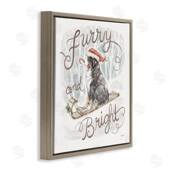 Stupell Industries Mary Urban | Furry & Bright Dog