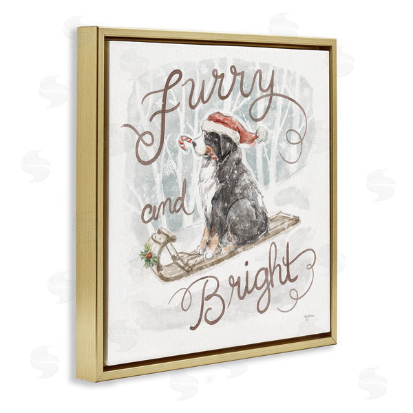 Stupell Industries Mary Urban | Furry & Bright Dog